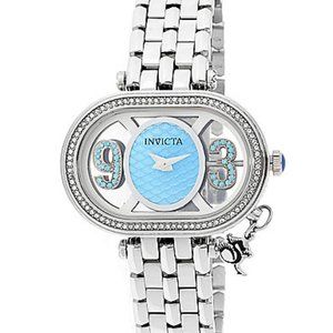 [ SOLD ]  INVICTA Subaqua Charm Quartz Crystal SILVER  32185